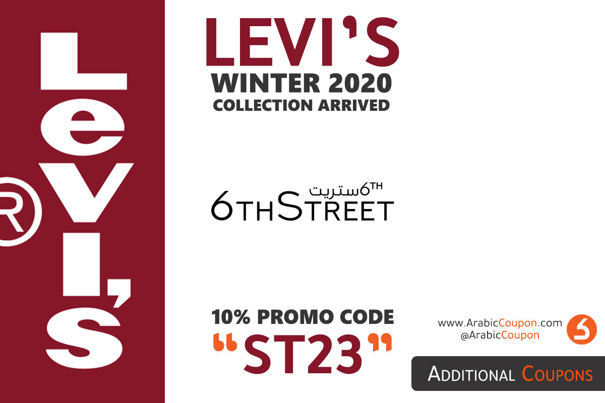 Levi's winter 2020 collection arrived in 6th Street with 10% promo code - Latest fashion arrival
