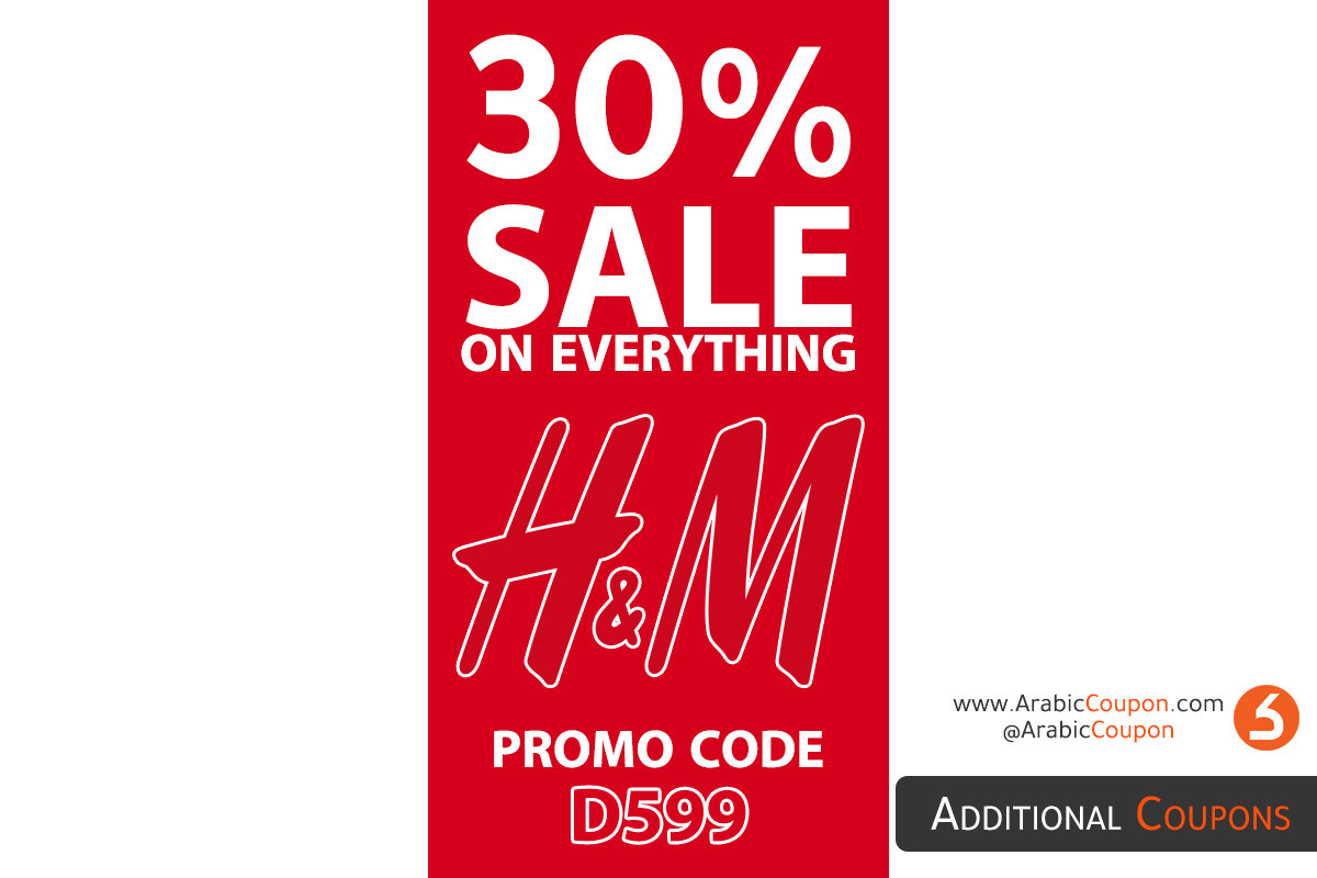 H&M start 30% SALE & 10% Promo code with total 40% discount on all items