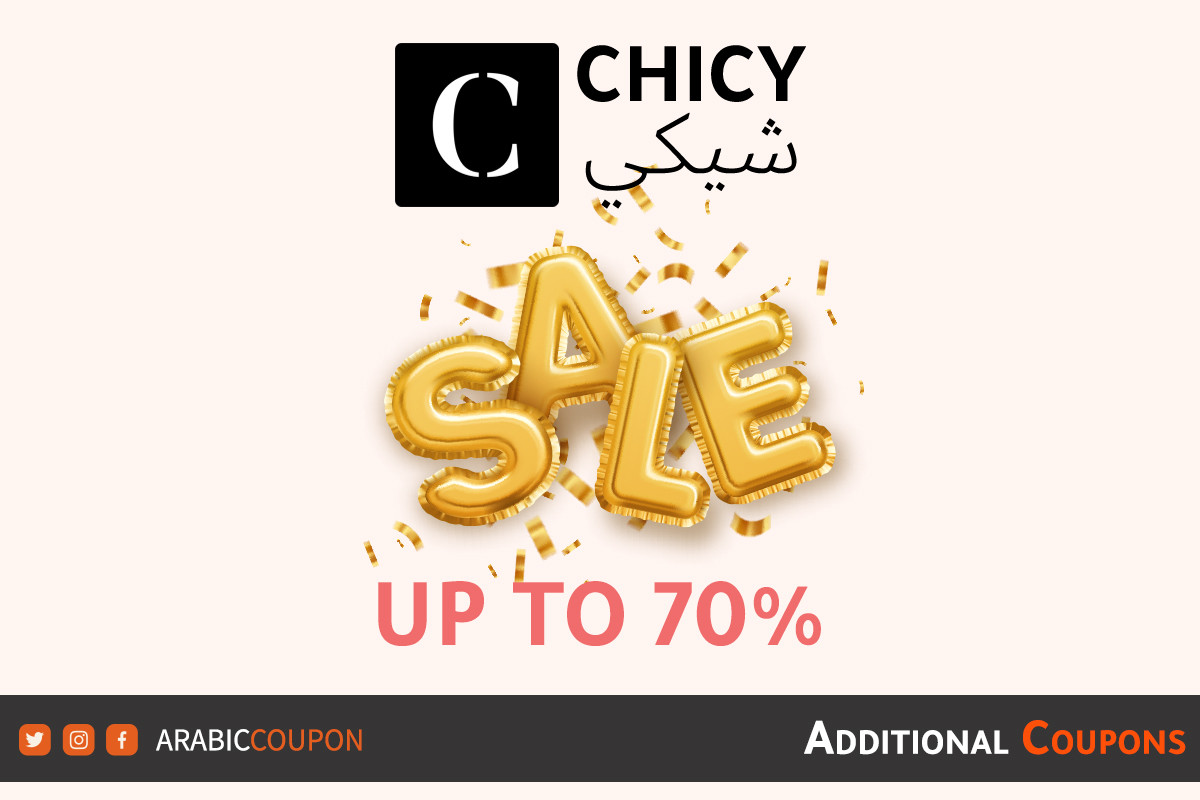 CHICY announced the latest summer SALE up to 70% with additional coupons