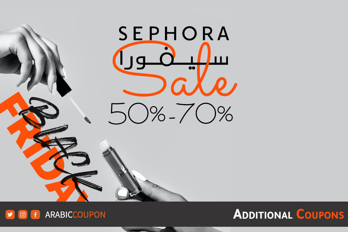 Sephora SALE up to 70% on Black Friday & Cyber ​​Monday with additional Sephora coupon and promo code