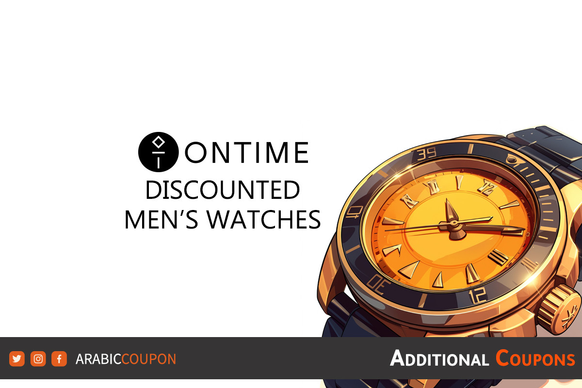 Discounted men's watches from Ontime - Ontime promo code to save up to 35%