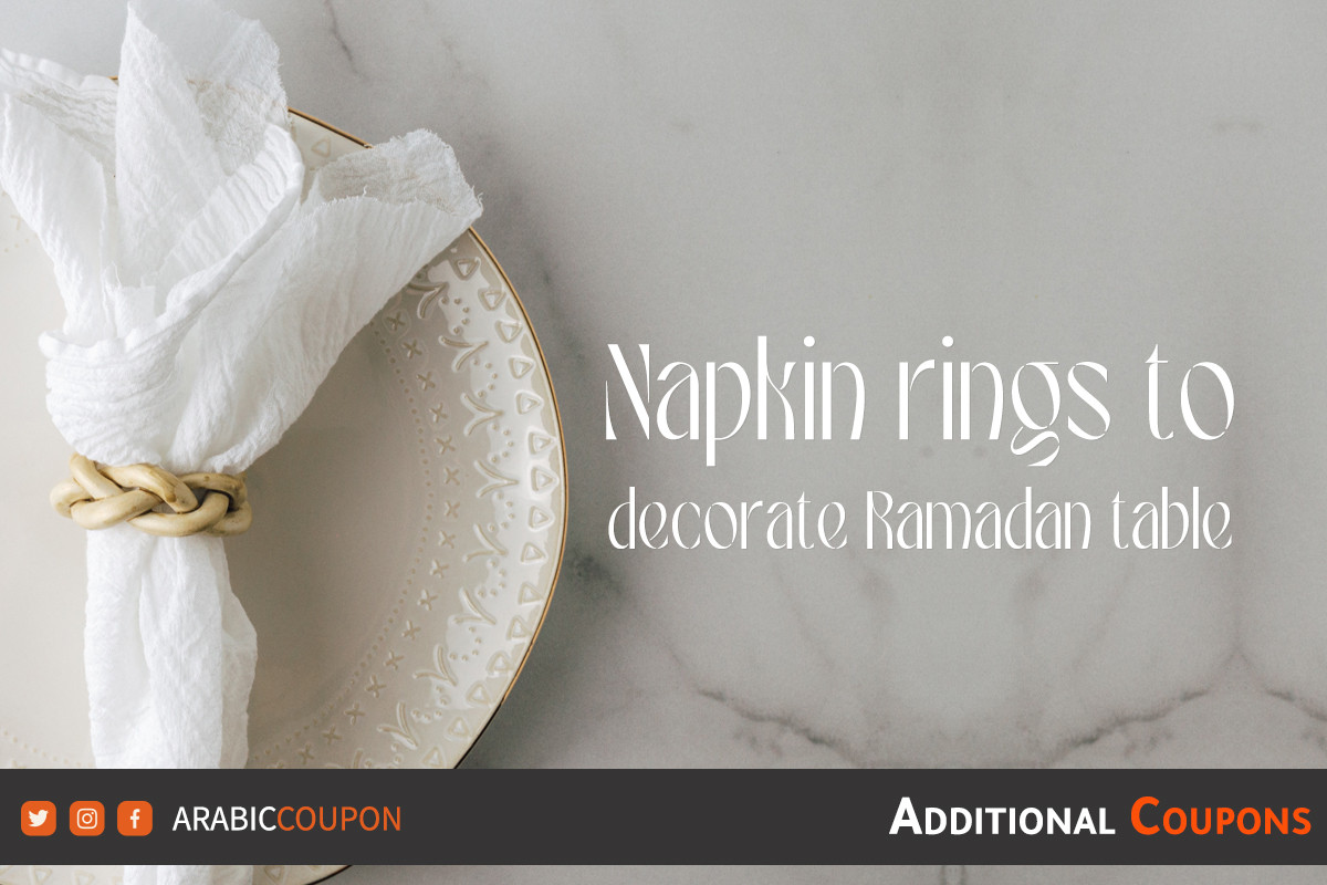 Napkin Rings to decorate Ramadan table