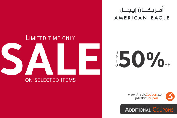 American Eagle August Sale up to 50% on selected items