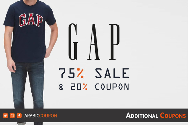 Massive GAP Sale launched up to 75% with additional GAP coupons & promo codes
