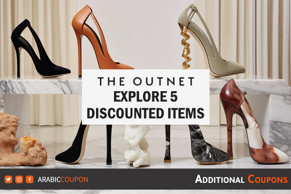 We choose 5 discounted products to explore The Outnet offers