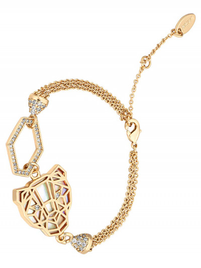 50% OFF on Just Cavalli Just Rete women gold bracelet from Ontime