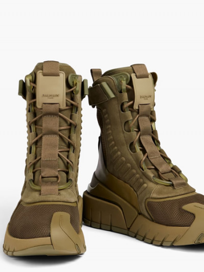 59% off on Balmain Men's Military Style Camping Boots with The Outnet Black Friday offers and promo code