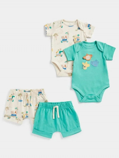 Mothercare shorts and bodysuit set "4 pieces" - 71% OFF - Mothercare promo code