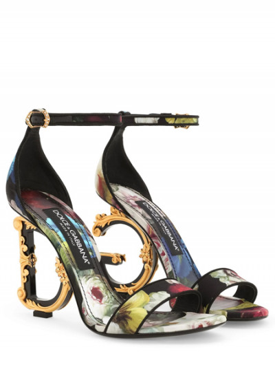 Farfetch SA National Day offer on Dolce & Gabbana DG Baroque 10cm Heel Sandal with 40% OFF