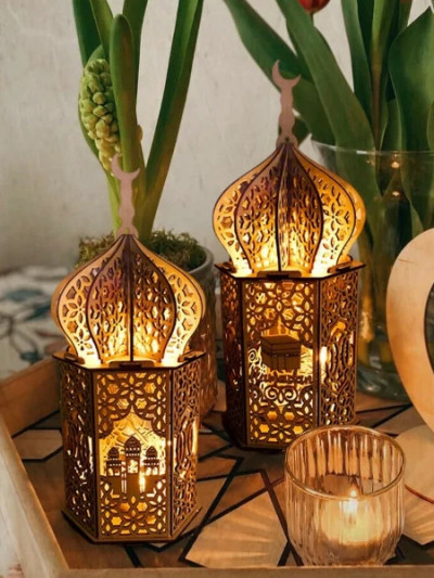 Ramadan lantern wood from Aliexpress with 32% off
