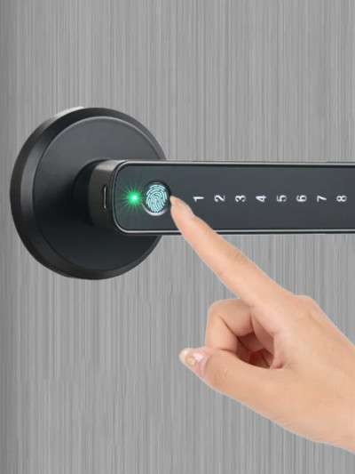 Tuya smart door lock with fingerprint